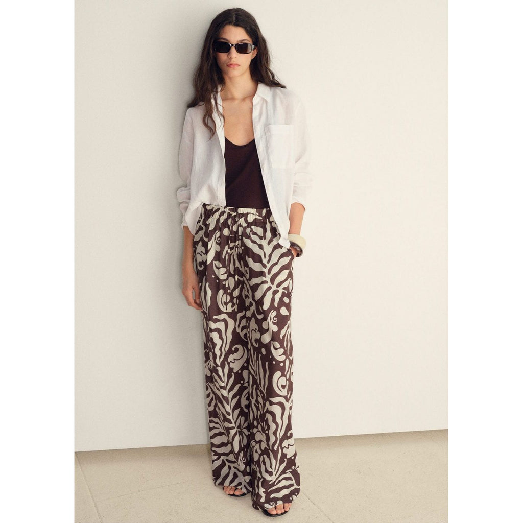Pantalon Imprimé Coton