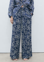 Pantalon Imprimé Coton