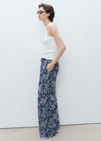 Pantalon Imprimé Coton