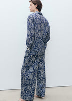 Pantalon Imprimé Coton