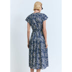 Robe Évasée Paisley Ceinture