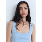 Robe Courte Bretelles Larges