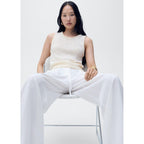 Pantalon De Costume En Lyocell Avec Ceinture À