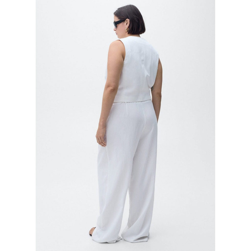 Pantalon De Costume En Lyocell Avec Ceinture À