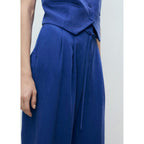 Pantalon De Costume En Lyocell Avec Ceinture À