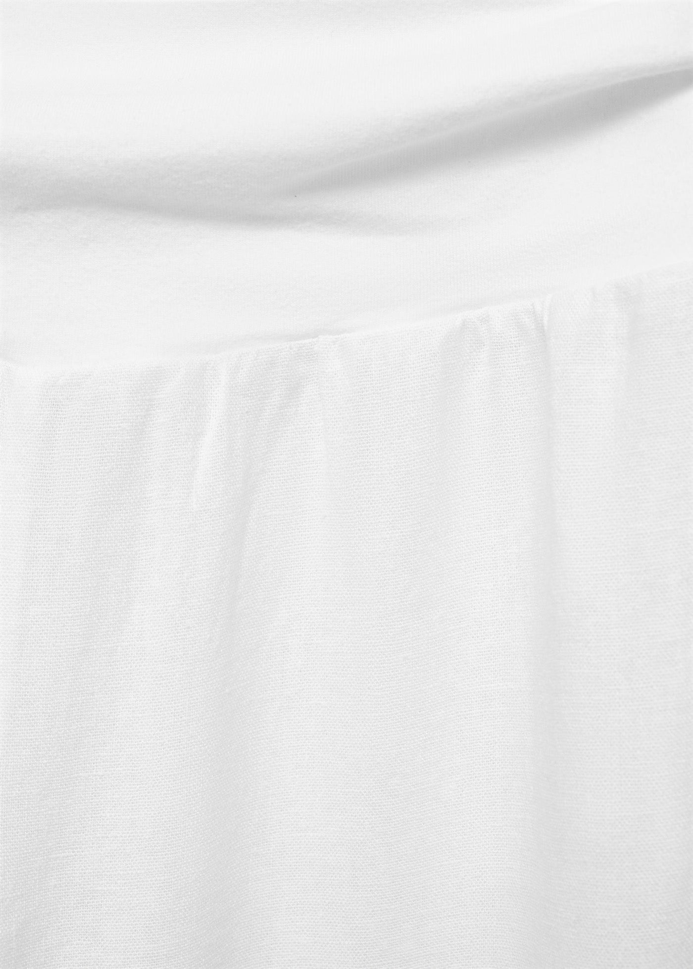 Pantalon Lin Taille Drapée