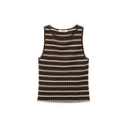 Top Maille En Imprimé Géométrique