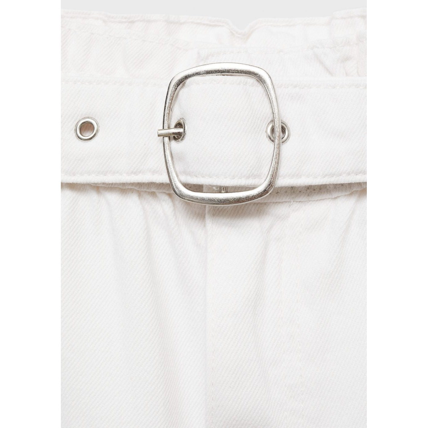 Shorts Paperbag Avec Ourlet Retroussé Et Ceinture