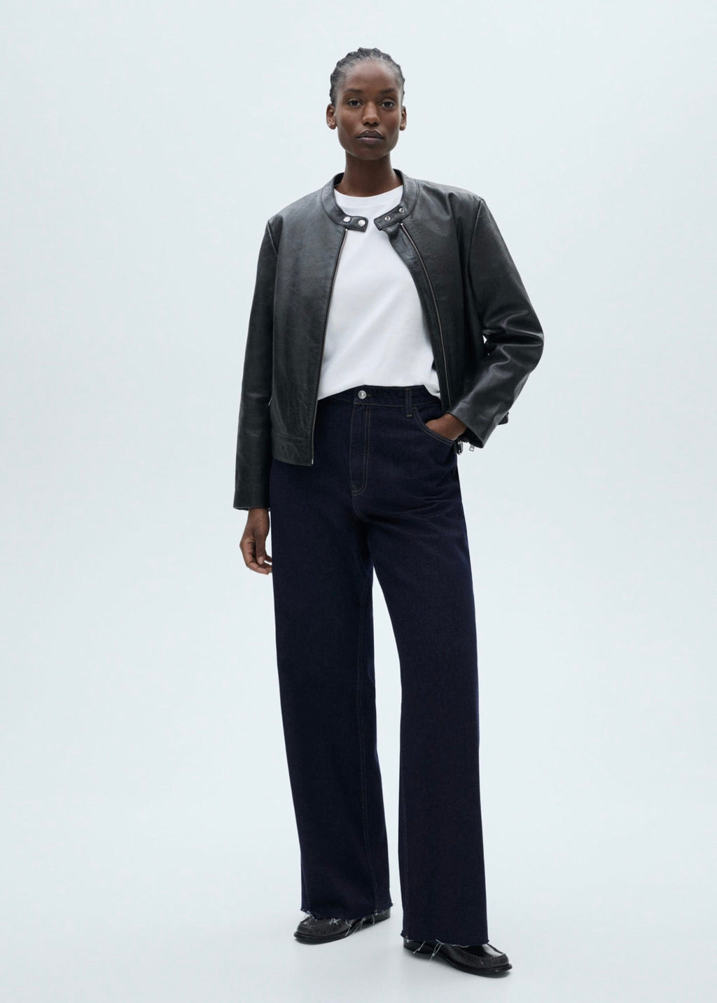 Jean Danila Wideleg Rinse Wash
