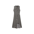 Robe Asymétrique Imprimé À Rayures