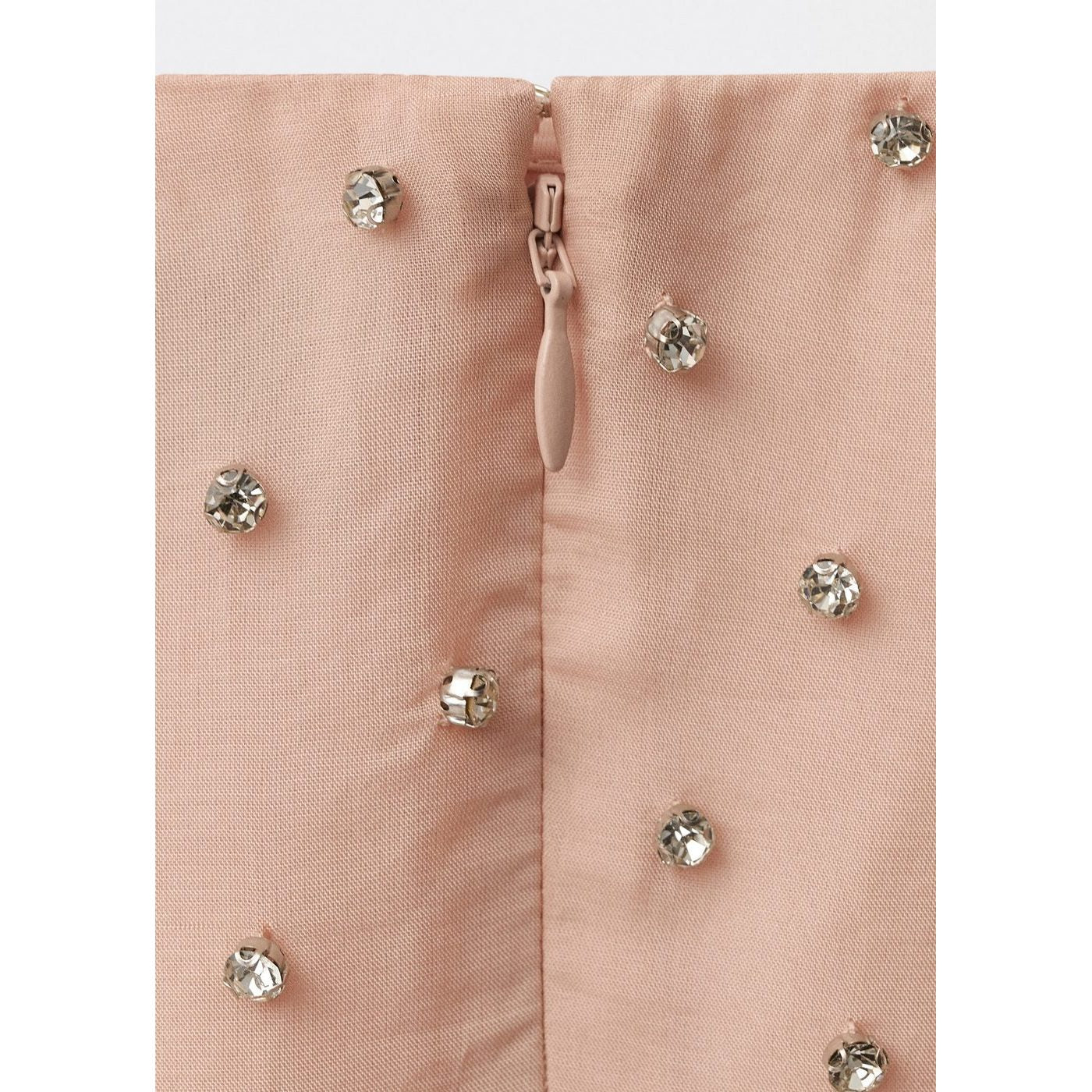 Jupe Midi Ornements Cristaux