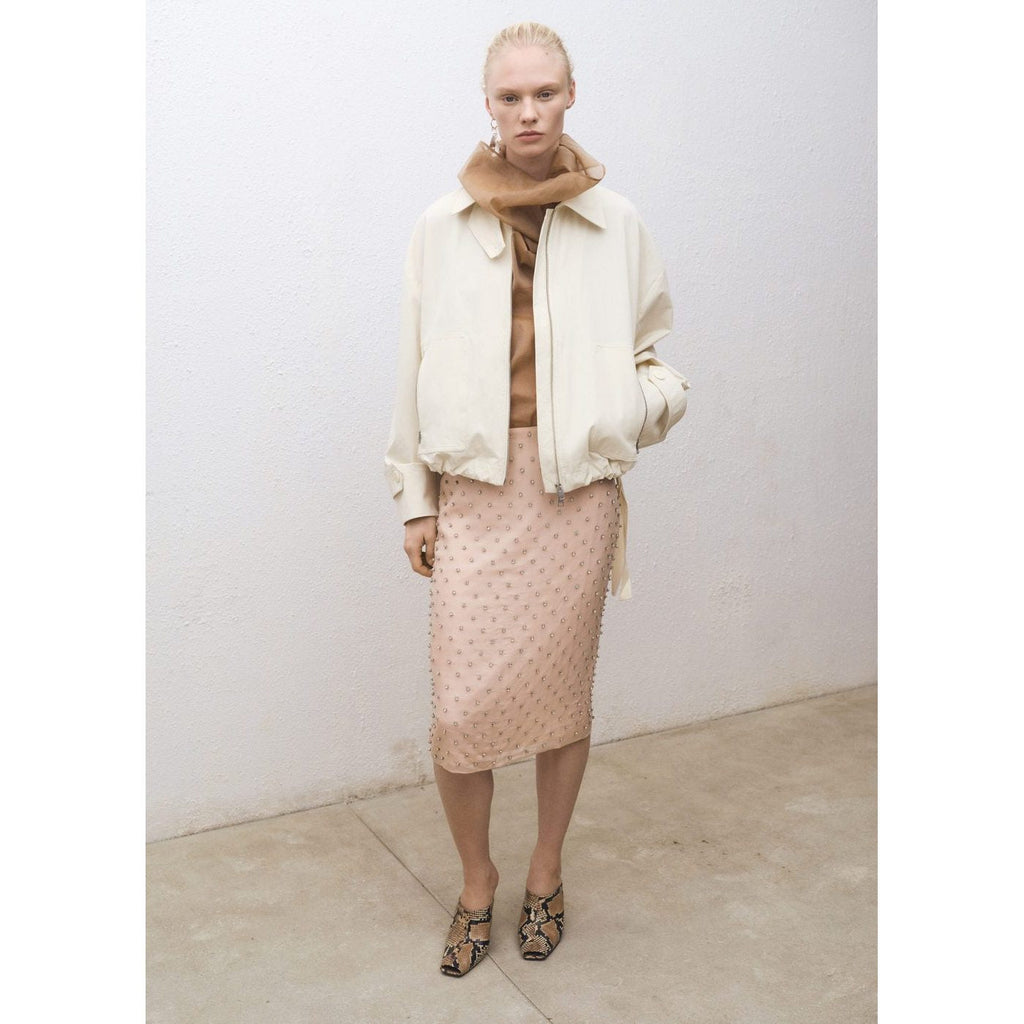 Jupe Midi Ornements Cristaux