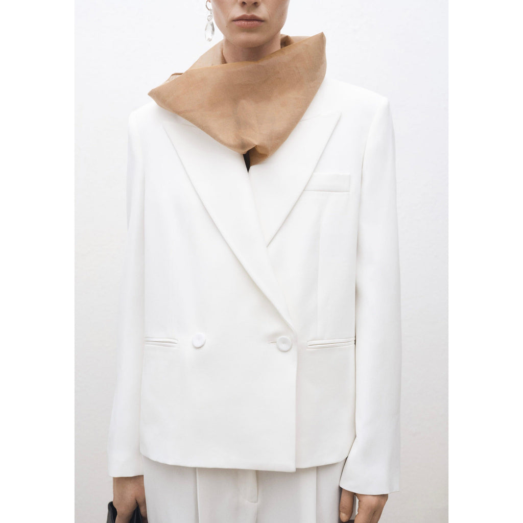 Veste Costume Oversize Double Boutonnage