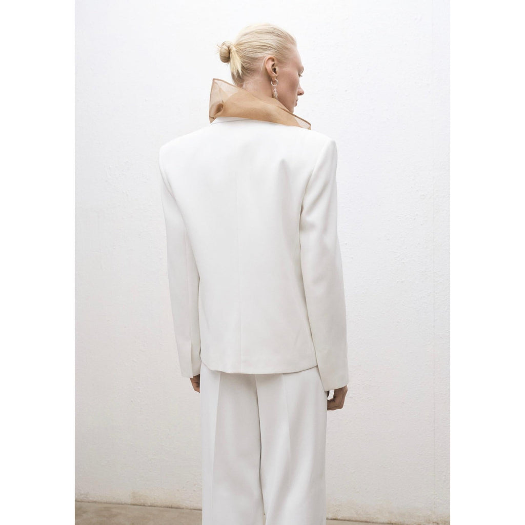 Veste Costume Oversize Double Boutonnage