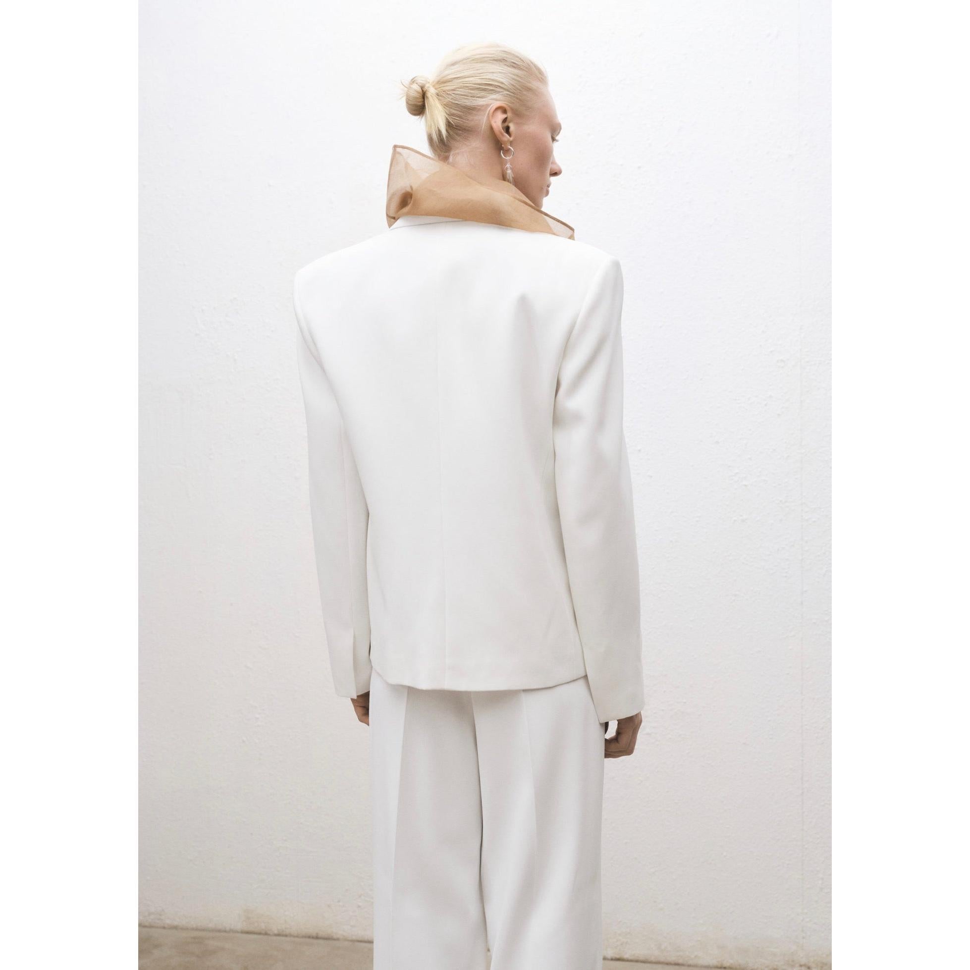Veste Costume Oversize Double Boutonnage