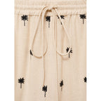 Pantalon Droit Brodé