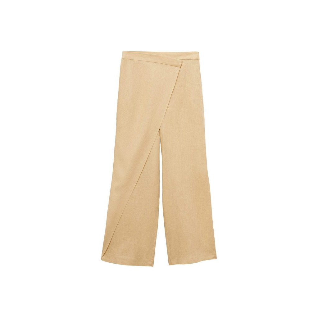 Pantalon Croisé Lin