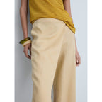 Pantalon Croisé Lin