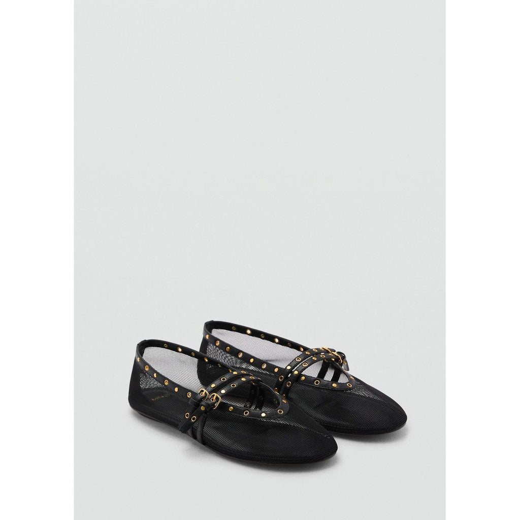 Ballerine En Mesh Avec Détails Découpés
