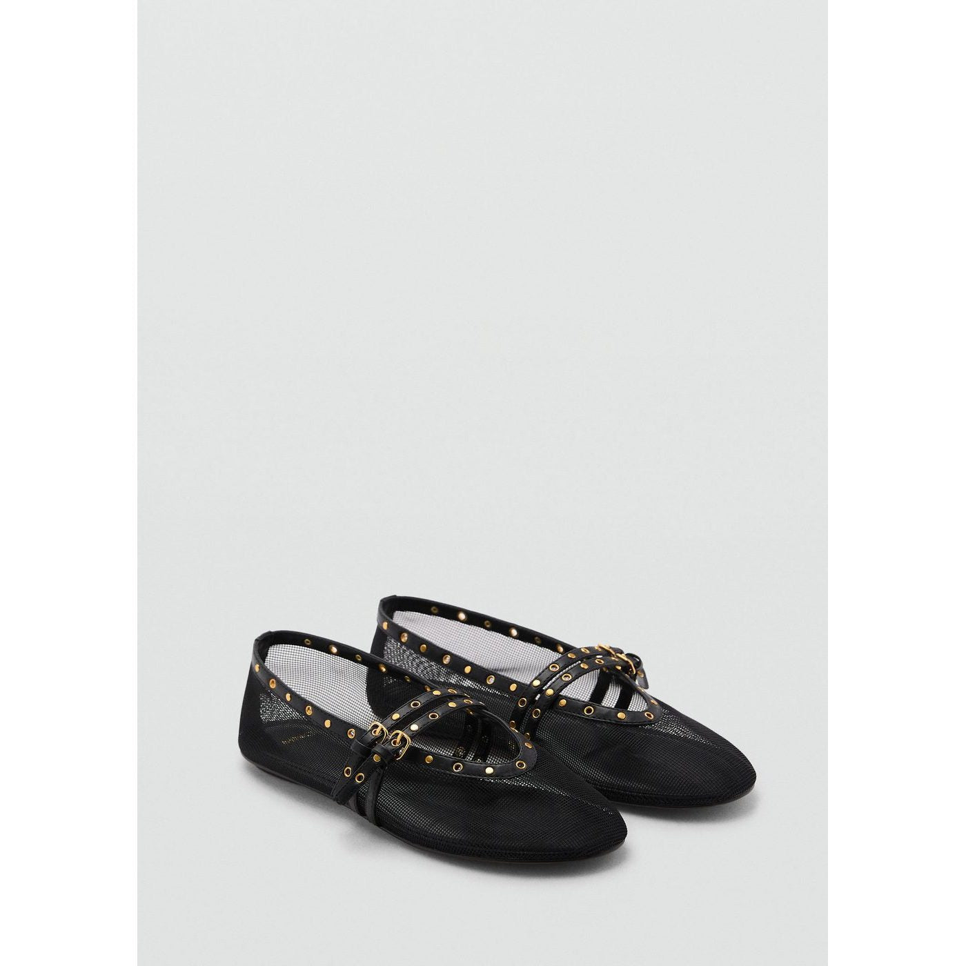 Ballerine En Mesh Avec Détails Découpés