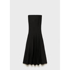 Robe Maille Évasée Bustier