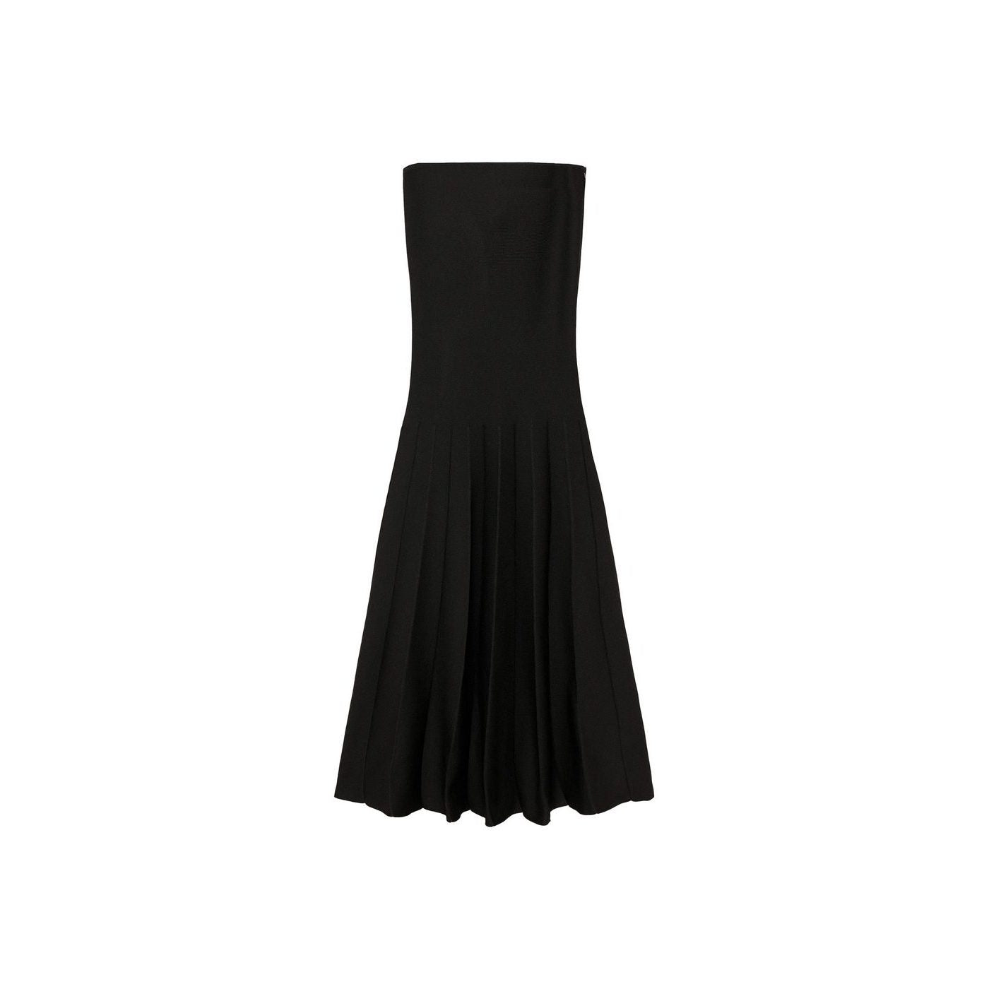 Robe Maille Évasée Bustier