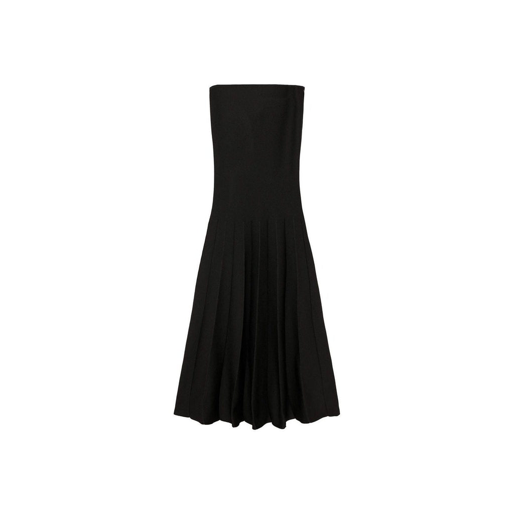 Robe Maille Évasée Bustier