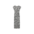 Robe Midi Ajustée Zèbre
