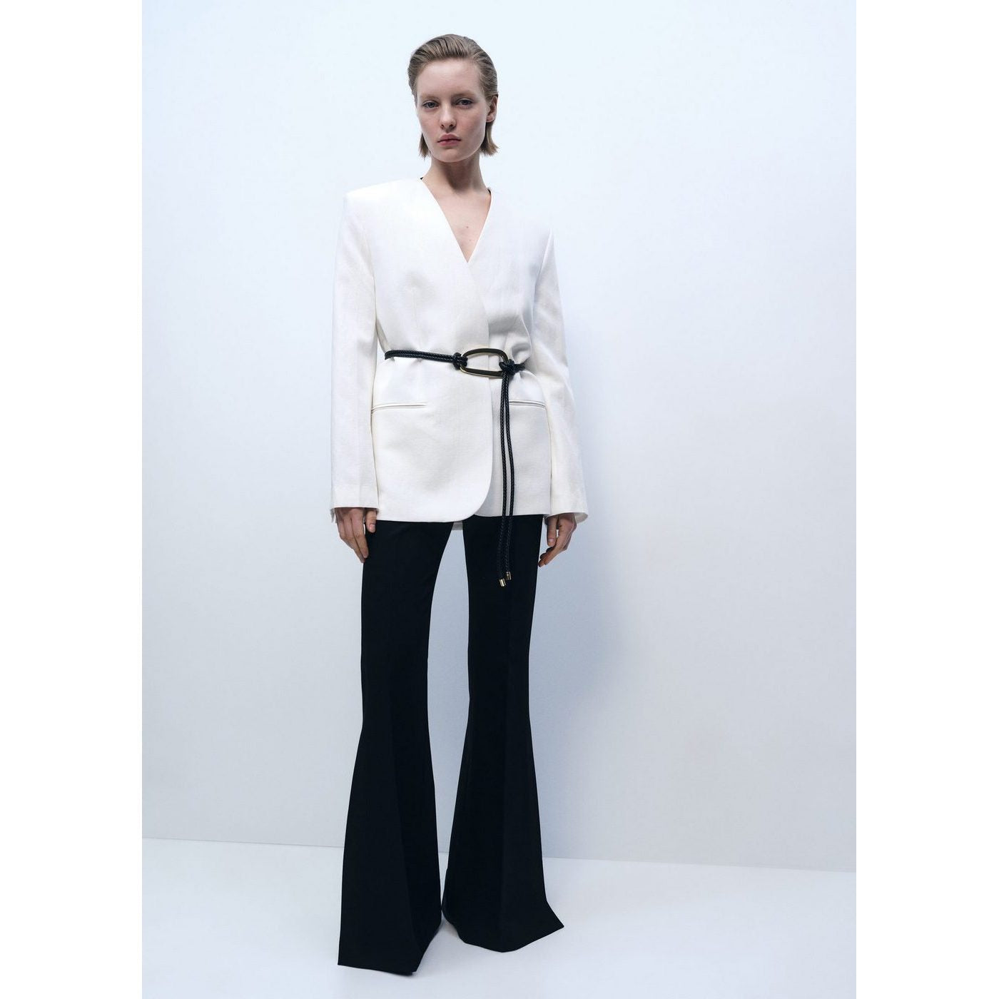 Pantalon Costume Maxi Wideleg