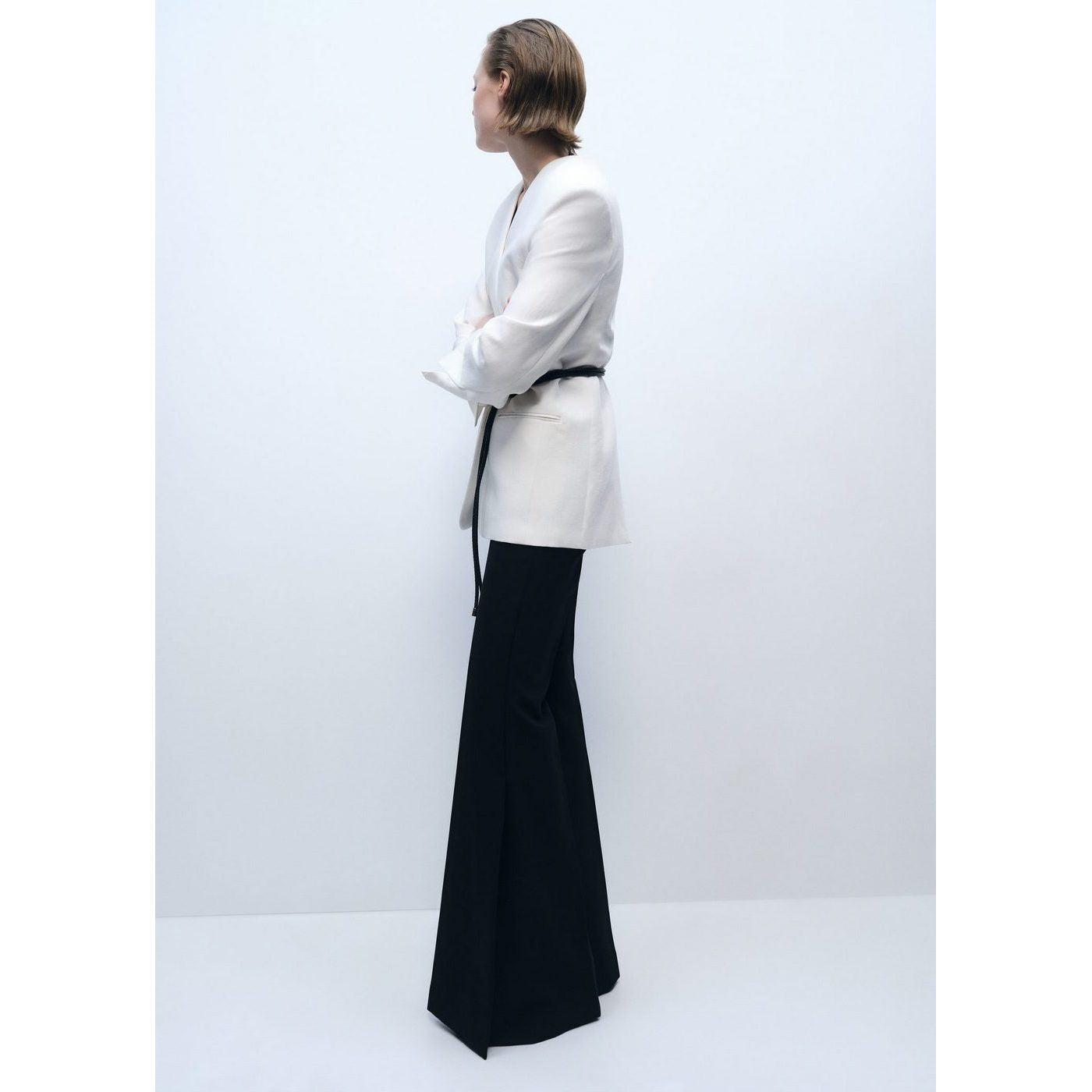 Pantalon Costume Maxi Wideleg