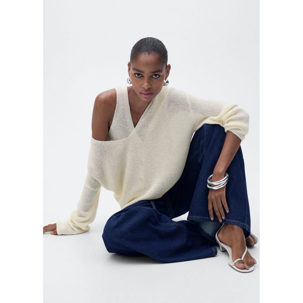 Pull-Over Maille Col En V