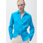 Chemise Ramie Boutons Dissimulés