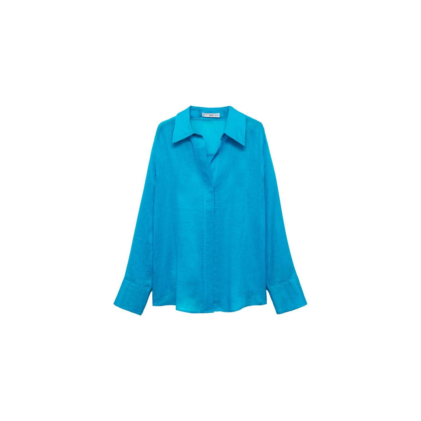 Chemise Ramie Boutons Dissimulés