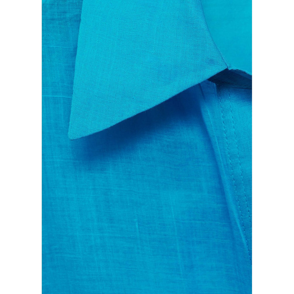 Chemise Ramie Boutons Dissimulés