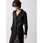 Chemise Ramie Boutons Dissimulés