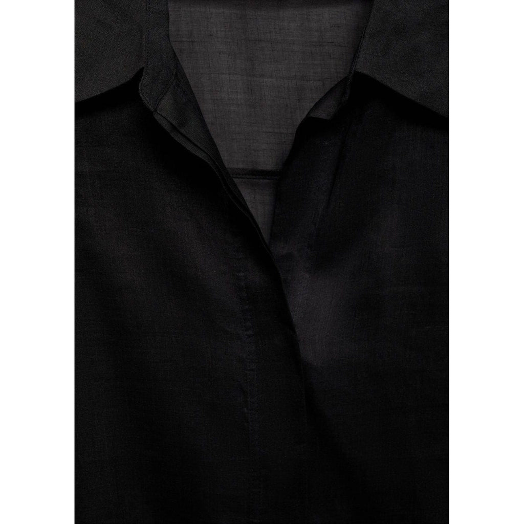 Chemise Ramie Boutons Dissimulés