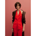 Gilet Costume Emmanchures Américaines Lin