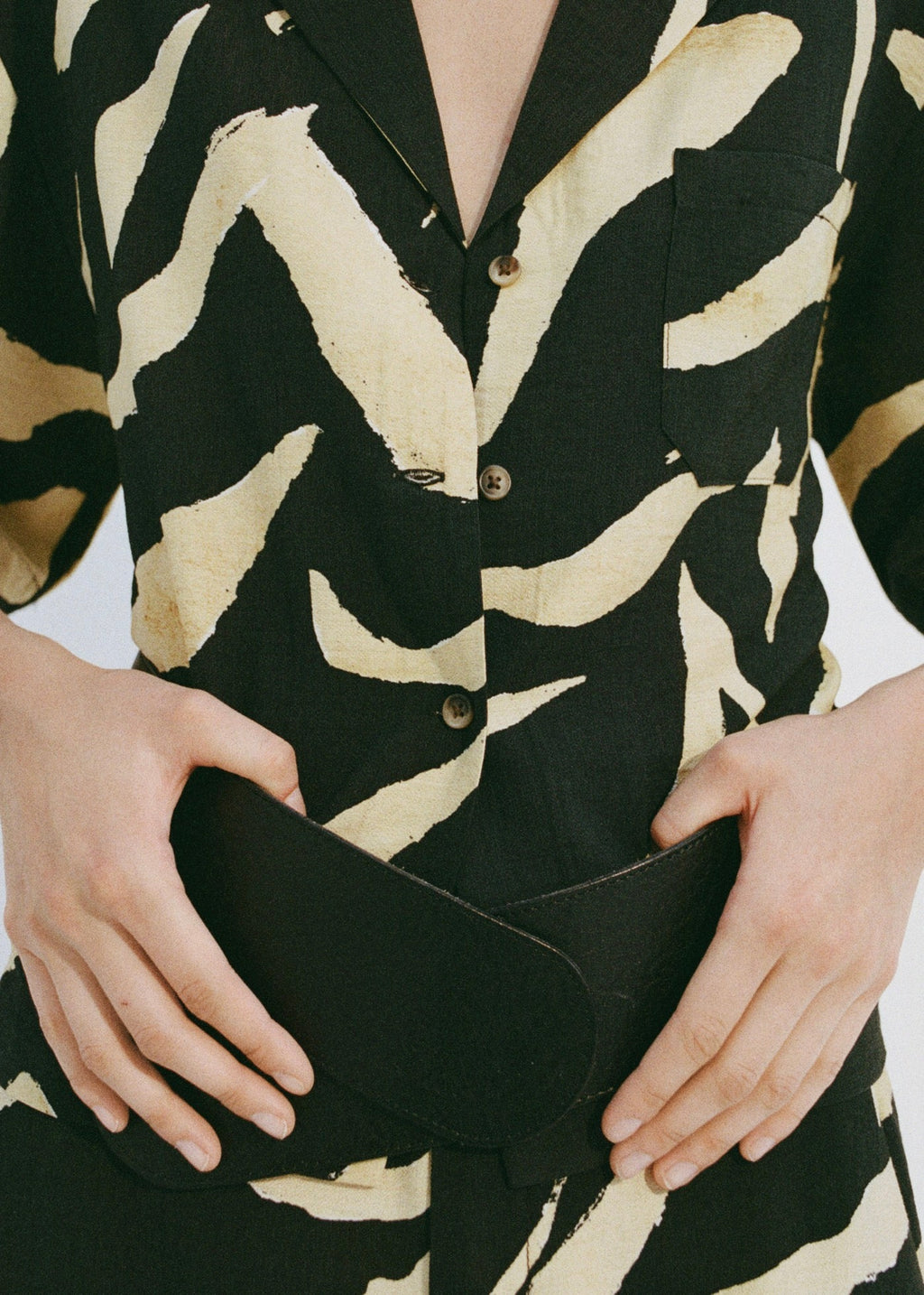 Chemise Imprimée Manches Courtes