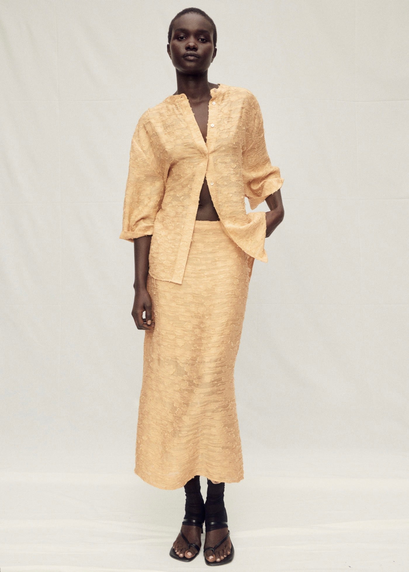 Chemise Oversize Texturée