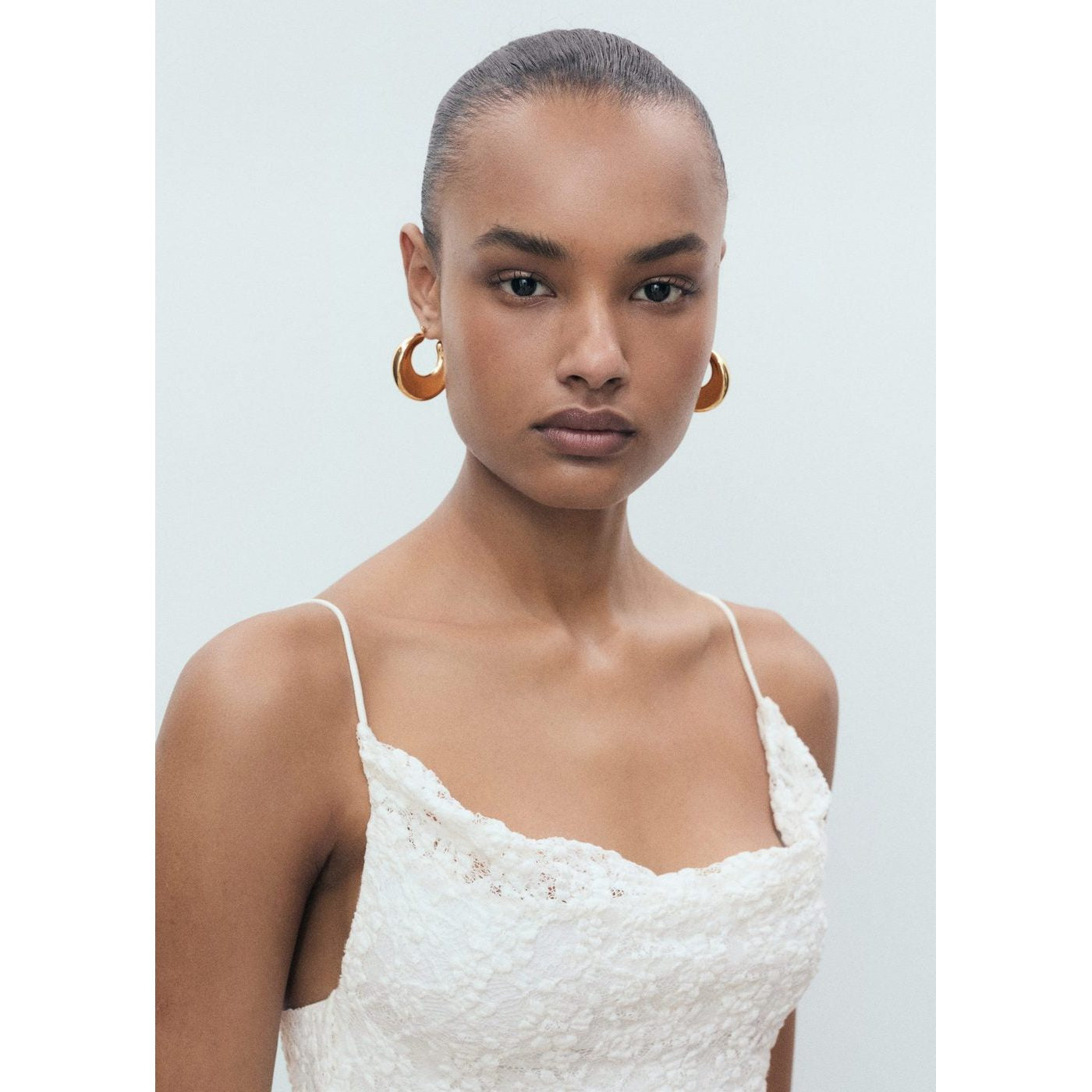 Robe Dentelle Col Bénitier