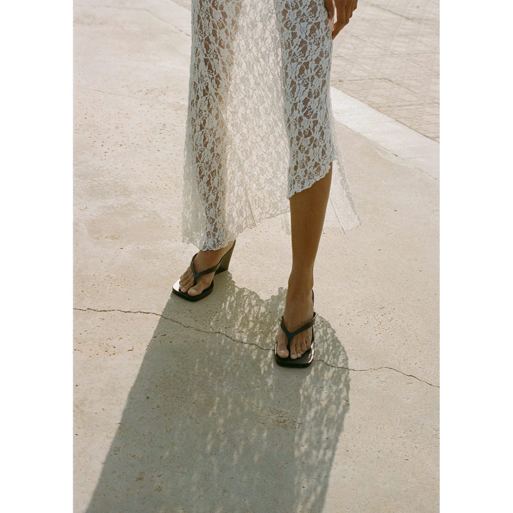 Robe Dentelle Col Bénitier