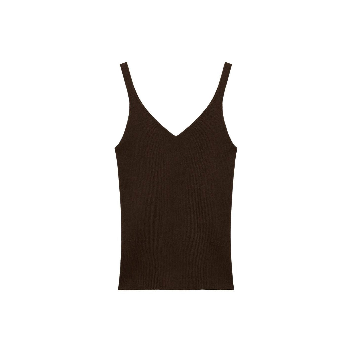 Top En Maille Col V