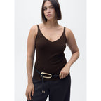 Top En Maille Col V