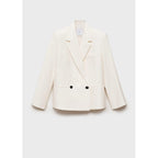 Blazer Double Boutonnage Contrasté