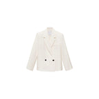 Blazer Double Boutonnage Contrasté