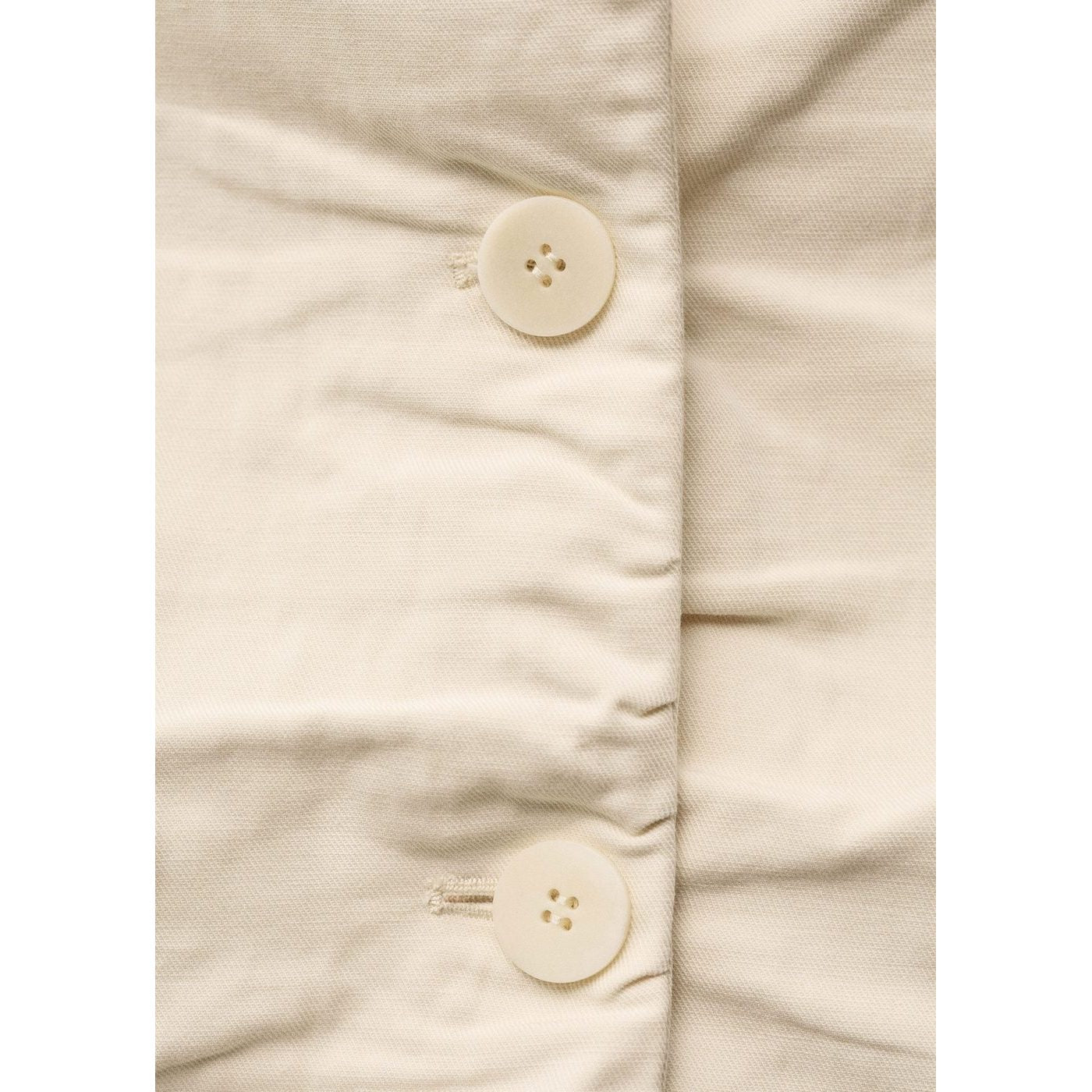 Blazer De Costume Lin Mélangé Effet Froissé
