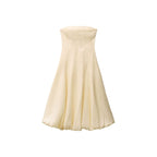 Robe En Lin Bas Bouffant