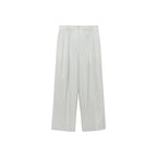 Pantalon De Costume Droit Lin Mélangé