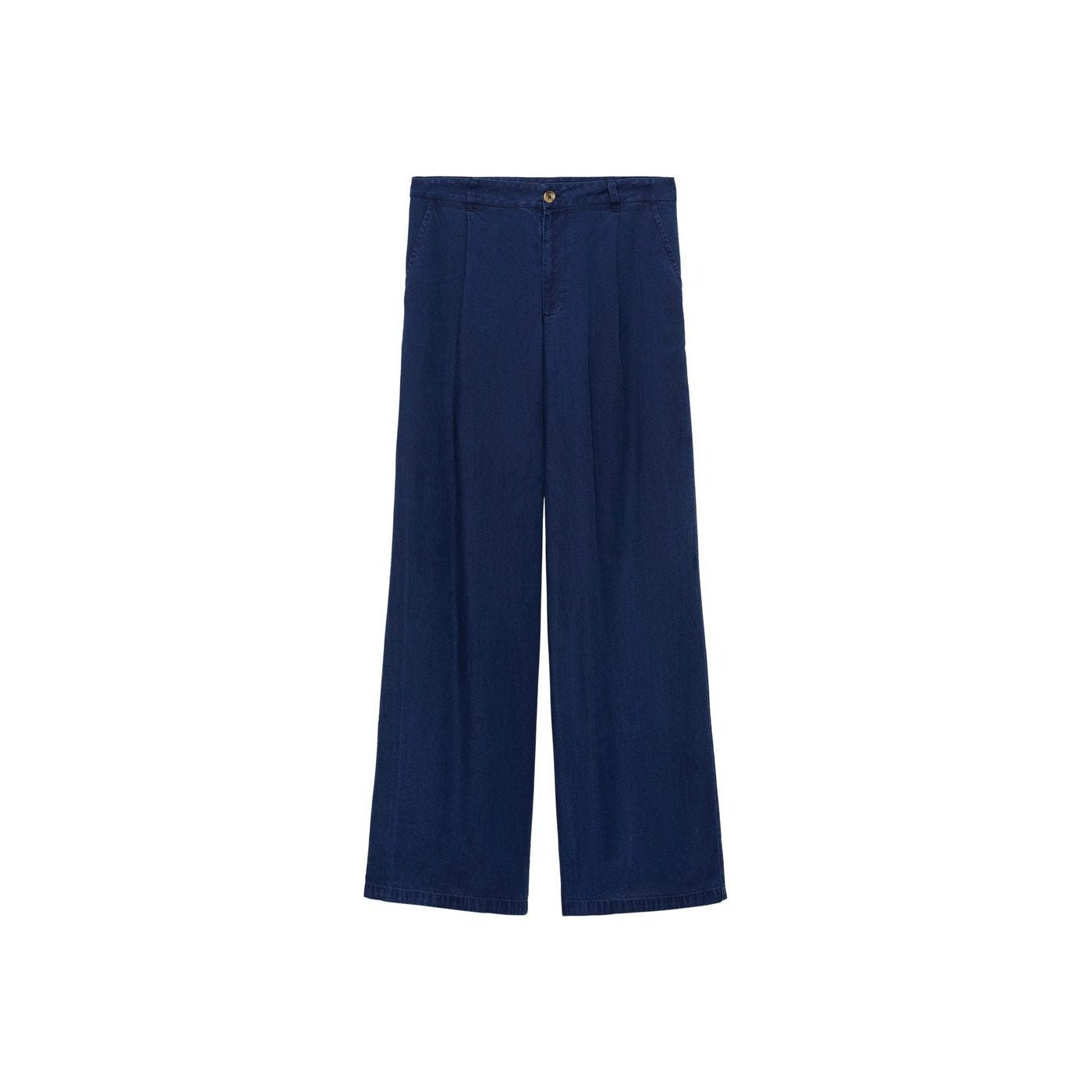 Pantalon Wideleg Lyocell À Pinces
