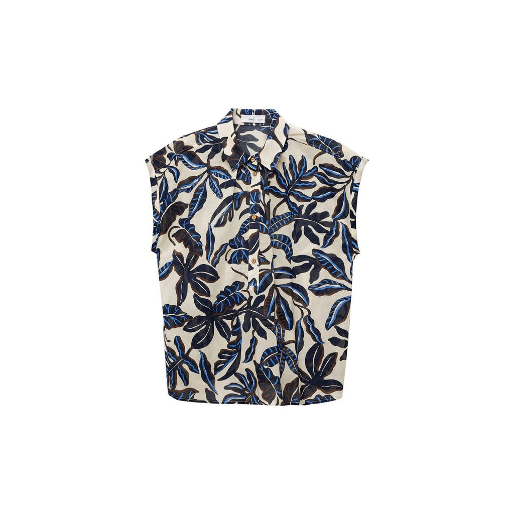 Chemise Coton Imprimée À Manches Courtes